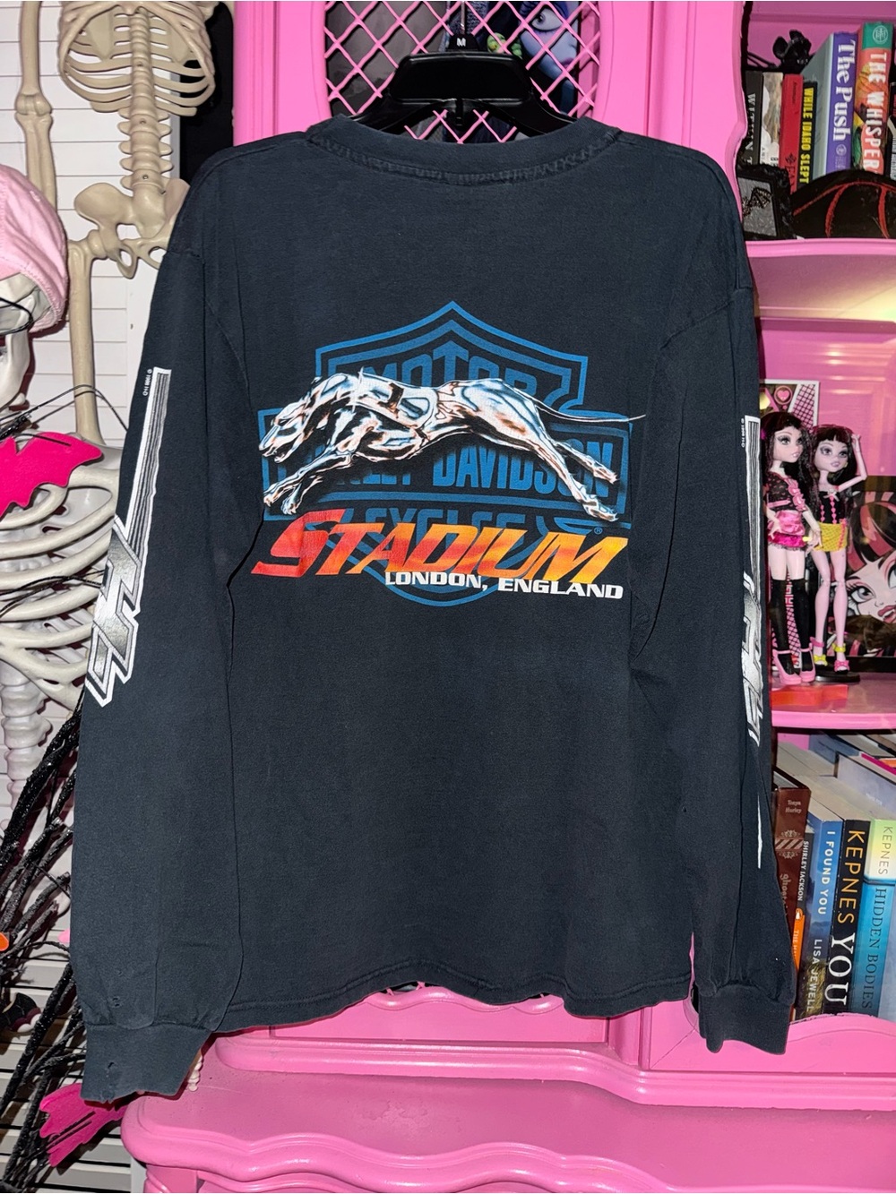 VTG 1998 Harley Davidson Motorcycles long sleeve shirt size XL - Picture 5 of 6